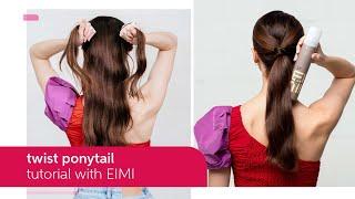 How to Get The Twist Ponytail Look with EIMI | Wella Professionals