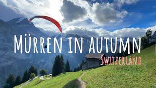 Schilthorn Mürren Switzerland 4K - Autumn in the swiss alps