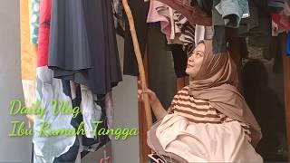 DAILY VLOG IBU RUMAH TANGGA BERES BERES RUMAHBELANJA KE PASARMASAK SAYUR SOP #dailyvlog #vlog #irt