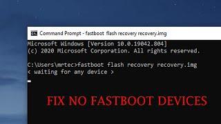 Fix ADB/Fastboot Device Not Detected on Windows ! (Fastboot Waiting For Any Device)