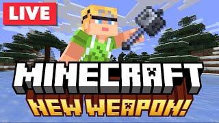  LIVE - Minecraft's New Mace Weapon!