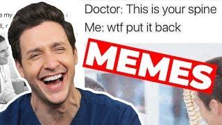 Doctor Reacts to: FUNNIEST MEDICAL MEMES!