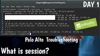 #PaloAltoTroubleshooting  | DAY 1 |  What is Session | Detailed Explanation