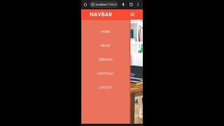 responsive navbar html css || Responsive Navigation Bar only html and css || code with Harry project