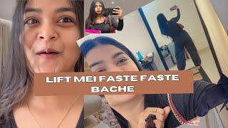 AREY AJ TOH LIFT MEI FASTE FASTE BACHE  || 1st VLOG || SUPRIYA VERMA