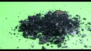 Pile of Soil with Dirt & Worms 1 (chroma key, green screen)