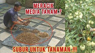 CARA MERACIK MEDIA TANAM YANG SUBUR!!.DENGAN BAHAN YANG MUDAH DI ADAPAT.?? #garden #petani