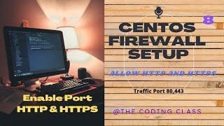 CentOS 8 How to enable firewall and https ports 443