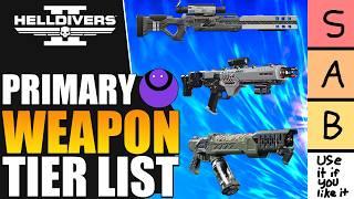 Best and Worst Primary Weapons Ranked vs illuminate in helldivers 2