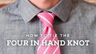 How To Tie A Perfect Four In Hand Knot