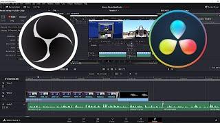 Screen recording and editing basics with OBS and Davinci Resolve