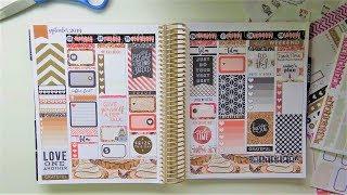 Plan With Me - Weekly Spread No Sticker Kit Happy Planner Stickers In My Erin Condren