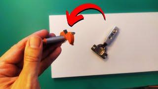 How to Easily Measure and Install Cabinet and Furniture Hinges in 3 Minutes, at home