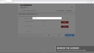 Chaos License Server - Borrow licenses for offline use