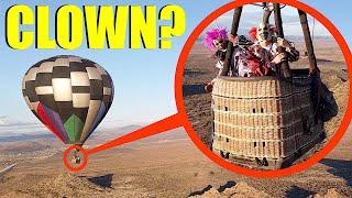 when your drone see's clowns in a Hot air Balloon, RUN AWAY FAST! (Don't let them catch you)