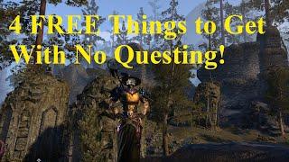 ESO 4 FREE Collectables with NO Questing!