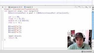 Objective C Programming Tutorial - 9 - Data Types and Other Stuff