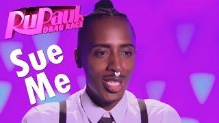 Nina Bo'Nina Brown Saying 'Sue Me' for 5 Minutes - RuPaul's Drag Race