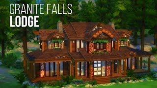 GRANITE FALLS LODGE - Sims 4 | Speed Build