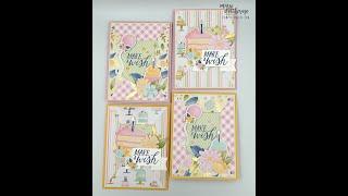 Stampin Up//Wildflower Birthday//Birthday Celebration//Sneak Peek//Jan-Apr 2025 Mini//Birthday Cards