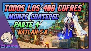 TODOS LOS 408 COFRES Parte 4 | Monte Coatepec | Natlan 5.0 Genshin Impact Español