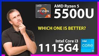 AMD Ryzen 5 5500U vs INTEL Core i3 1115G4 Technical Comparison