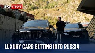 Sky News tracks luxury cars still getting to Russia despite sanctions over Ukraine war