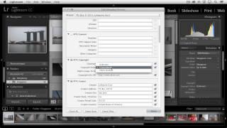 Adding Copyright and Contact Information to Photographs in Lightroom