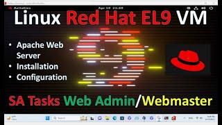 SA Tasks Web Admin/Webmaster (Linux Ubuntu and Linux Red Hat)