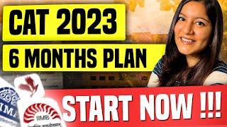 YOU CAN CRACK CAT IN 6 MONTHS!!  CAT 2023 6 Months Preparation Strategy | Shweta Arora