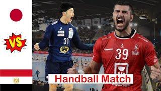 Japan Vs Egypt handball friendly match  2024