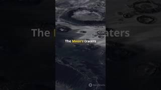 Why are Moon Craters Shallow? #moon #factsaboutspaceandtheuniverse