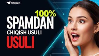 Spamdan chiqish telegram 2024 | Spamdan chiqish usuli | Telegramda spamdan chiqish