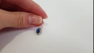 Серебряный пирсинг с Swarovski