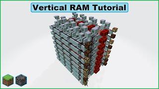 Vertical RAM Tutorial - Minecraft Bedrock/java