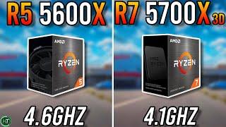 Ryzen 5 5600X vs Ryzen 7 5700X3D - Any Difference?