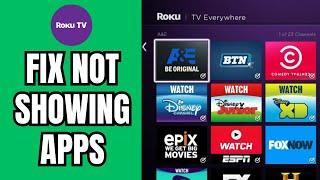 How To Fix Roku Tv Not Showing Apps