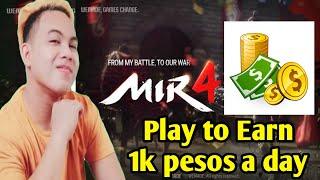 #004 MIR4 BEGINNER PLAYER |PLAY TO EARN | 1000 pesos a day