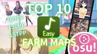 Top 10 "Easy" 100pp Farm Maps in osu!catch(CTB)