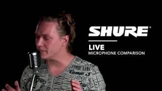 Shure Live Mic Comparison, Male Vocals | Gear4music demo