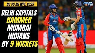 DC W vs MI W WPL 2025 Highlights: Delhi Capitals Beat Mumbai Indians By 9 Wickets