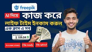 freepik একাউন্ট যেভাবে Approved করবেন। freepik contributor account approval 2025