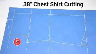 38 Chest Shirt Cutting Full Tutorial || How To Cut Gent's Shirt || How To Cut Men's Shirt