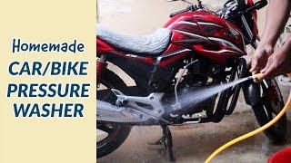 How to make a Car/Bike Pressure Washer Easily at Home