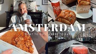 4 DAYS IN AMSTERDAM  Things to do + food you need to try!! | Travel Vlog - liv blackwell