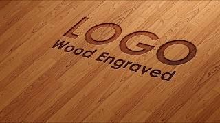 How to Create Wood Engraved Logo Using PSD Mockup | Photoshop Tutorial | Juwel hossen Jone