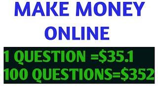 Make $600 every day by answering simple Question|Make money online free and simple 2022.