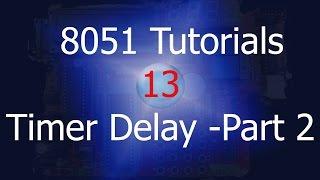 8051 Timer example(delay with timer)