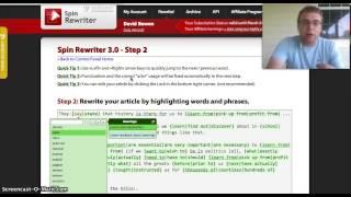 Article Spinning Software - The Best Article Spinning Tool