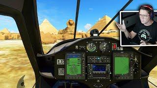 I LANDED AT THE GREAT PYRAMID OF GIZA IN EGYPT - Microsoft Flight Simulator - Part 21